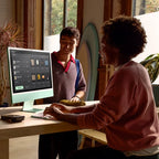 Apple iMac 24-inch with Retina 4.5K display: M4 chip with 10‑core CPU and 10‑core GPU, 16GB, 512GB SSD - Silver