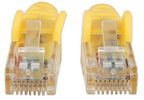 Intellinet Network Patch Cable, Cat6, 2m, Yellow, CCA, U/UTP, PVC, RJ45, Gold Plated Contacts, Snagless, Booted, Lifetime Warranty
