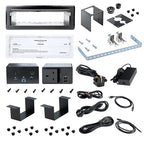 StarTech.com Conference Room Docking Station with Power/Charging; Table Connectivity Box, Universal USB-C Laptop Dock, 60W PD, 4K HDMI, USB Hub, Audio, 1x AC Outlet, 2xUSB Charge Ports