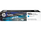 HP L0R09A/981X Ink cartridge cyan, 10K pages ISO/IEC 19798 116ml for HP PageWide E 58650/556