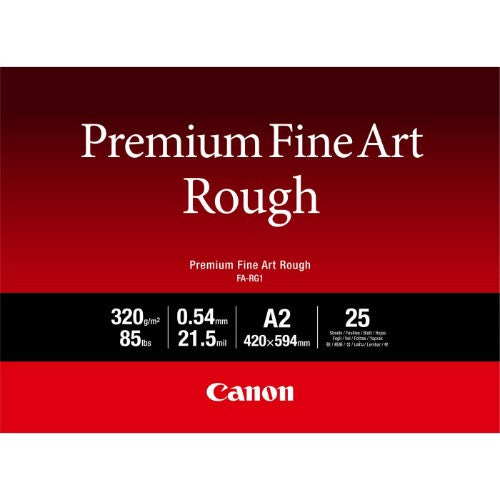 Canon FA-RG1 Premium Fine Art Rough Paper, A2, 25 sheets