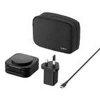 Belkin WIZ024MYBK mobile device charger Headset, Smartphone, Watch Black USB Wireless charging Fast charging Indoor