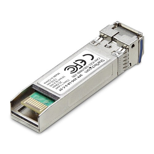 StarTech.com Cisco SFP-25G-LR-S Compatible SFP28 Module, 25Gbps Single Mode Fiber (SMF), 10km (6.2mi), LC Connector, 1310nm, MSA 25 Gigabit Optical Transceiver