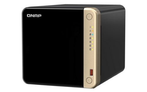 QNAP TS-464-4G NAS/storage server Tower Intel® Celeron® 4 GB DDR4 0 TB QNAP QTS Black