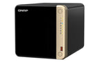 QNAP TS-464 NAS Tower Intel® Celeron® N5095 8 GB DDR4 16 TB HDD QNAP Turbo System Black, Gold