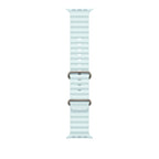 Apple 49mm Ice Blue Ocean Band - Natural Titanium Finish