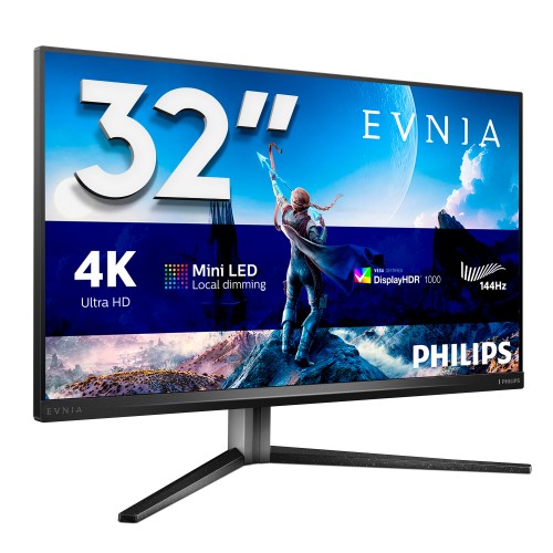Philips Evnia 32M2N6800M/00 computer monitor 80 cm (31.5") 3840 x 2160 pixels 4K Ultra HD LCD Grey