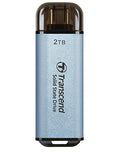 Transcend ESD300 Thunderbolt technology 2 TB USB Type-A to USB Type-C USB 3.2 Gen 2x2 Blue