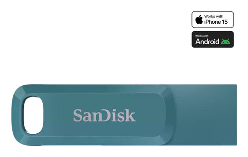 SanDisk Ultra Dual Drive Go USB flash drive 512 GB USB Type-C 3.2 Gen 1 (3.1 Gen 1) Turquoise