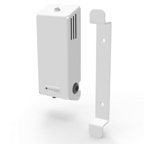 Compulocks Rolling Stand Lockable Utility Box & Cord Management Cleat White