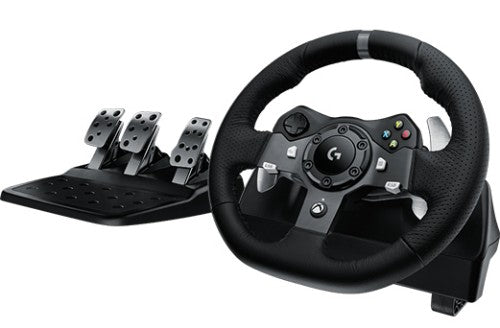 Logitech G G920 Black USB Steering wheel + Pedals Analogue MAC, PC, Xbox