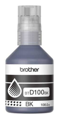 Brother BTD100BK Ink cartridge black, 7.5K pages 108ml for Brother MFC-T 930
