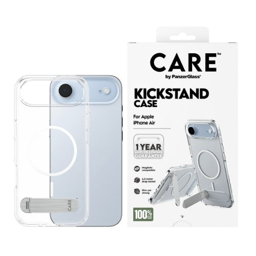 PanzerGlass CARE by ® Feature Case Transparent w. Kickstand & MagSafe iPhone Air