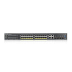 Zyxel GS2220-28HP Managed L2 Gigabit Ethernet (10/100/1000) Power over Ethernet (PoE) Black