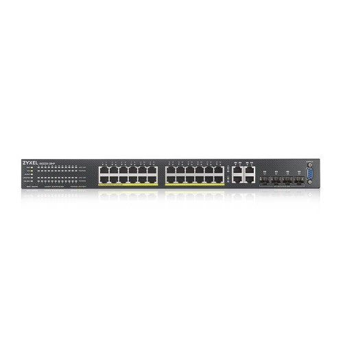 Zyxel GS2220-28HP Managed L2 Gigabit Ethernet (10/100/1000) Power over Ethernet (PoE) Black
