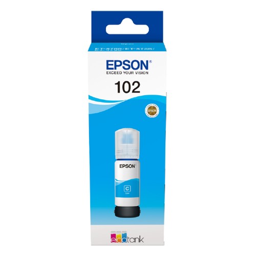 Epson C13T03R240/102 Ink bottle cyan, 6K pages 70ml for Epson ET-3700