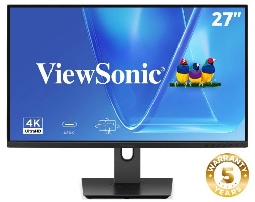 Viewsonic VG Series 27” 4K UHD USB-C Monitor with Dual Speakers