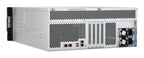 QNAP 4U 24-bay 3.5 SATA HDD NAS - AMD Ryzen 7000 series 8C16T (boost up to 5.3 GHz) - 32GB DDR5 non-ECC RAM (max. 128GB total) - 2x M.2 2280 PCIe Gen5 x2 slots for SSD cache - 2x 10GBASE-T + 2x 2.5 GbE RJ45 - 3 x PCIe Gen 4 expansion slots - 2 x 550W redu
