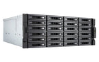 QNAP TS-h2483XU-RP NAS Rack (4U) Intel Xeon E E-2236 128 GB DDR4 0 TB QuTS hero Black
