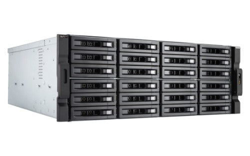 QNAP TS-h2483XU-RP NAS Rack (4U) Intel Xeon E E-2236 128 GB DDR4 0 TB QuTS hero Black