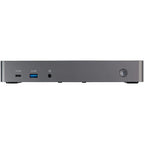 StarTech.com USB-C & USB-A Dock - Hybrid Universal Triple Monitor Laptop Docking Station DisplayPort & HDMI 4K 60Hz - 85W Power Delivery, 6x USB Hub, GbE, Audio - USB 3.1 Gen 2 10Gbps - TAA