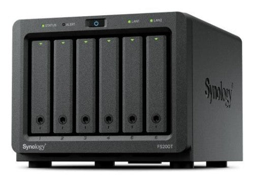 Synology FS200T NAS/storage server Desktop Intel® Celeron® J4125 4 GB DDR4 Black