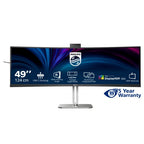 Philips 5000 series 49B2U5900CH/00 computer monitor 124 cm (48.8") 5120 x 1440 pixels Dual QHD LCD Black
