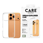 PanzerGlass CARE by ® Flagship Case Transparent Urban Explorer w. Clear Frame iPhone 17 Pro