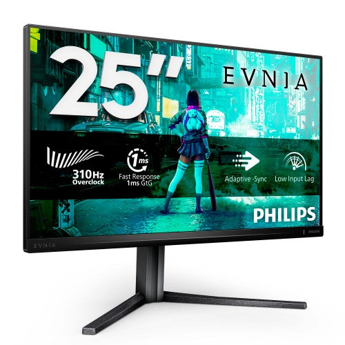 Philips Evnia 3000 25M2N3200U/00 computer monitor 62.2 cm (24.5") 1920 x 1080 pixels Full HD LCD Black
