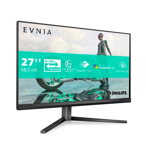 Philips Evnia 3000 27M2N3800A/00 computer monitor 68.6 cm (27") 3840 x 2160 pixels 4K Ultra HD LCD Grey