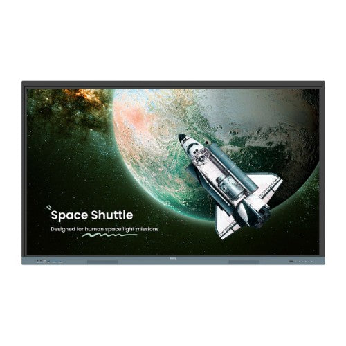 BenQ 9H.F9FTK.DE8 Signage Display Interactive flat panel 190.5 cm (75") 450 cd/m² 4K Ultra HD Black, Grey Touchscreen Built-in processor Android