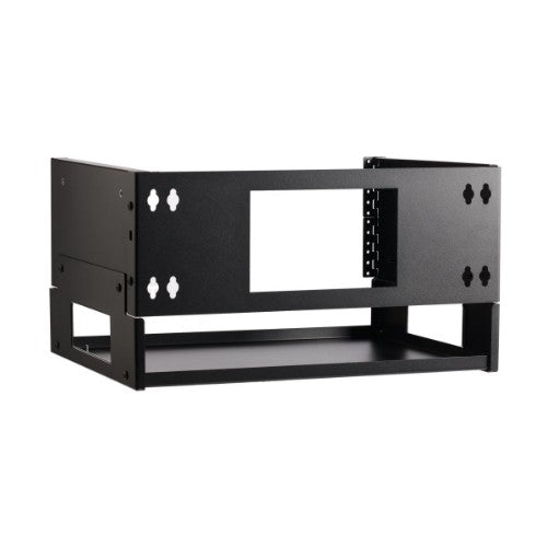 Tripp Lite SRWO4UBRKTSHELF 4U Wall-Mount Bracket with Shelf for Small Switches and Patch Panels, Hinged