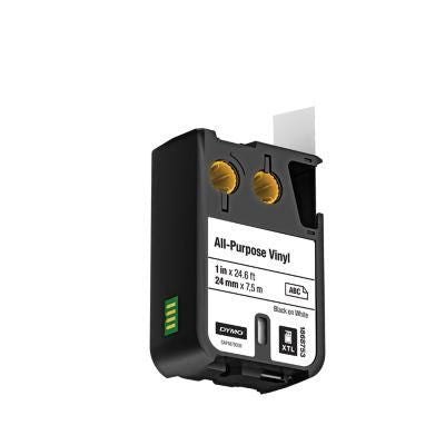 Dymo 1868753 DirectLabel-etikettes Vinyl black on white 24mm x 7m for Dymo Rhino XTL-300/500