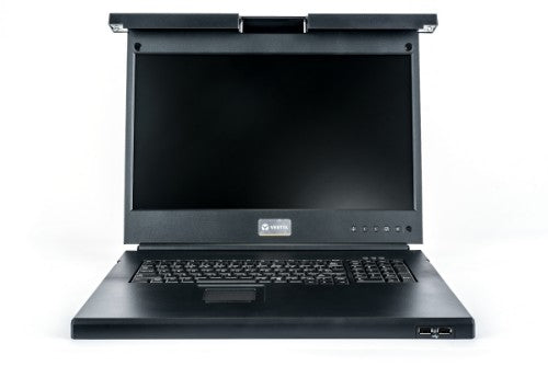 Vertiv Avocent LCD Local Rack Access Console, 16P KVM, 16 CABLES, USB KB-FRA