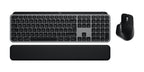 Logitech Master MX Keys S Combo for Mac keyboard Mouse included Home/Office RF Wireless + Bluetooth QWERTY US International Aluminium, Black