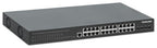 Intellinet 28-Port L2+ Fully Managed PoE+ Switch with 24 Gigabit Ethernet Ports and 4 SFP+ Uplinks IEEE 802.3at/af (PoE+/PoE) Compliant, 370 W PoE Power Budget, Layer 2+/Layer 3 Lite, Four 10G SFP+ Open Slots, Self-Healing Network, 19" Rackmount (with UK