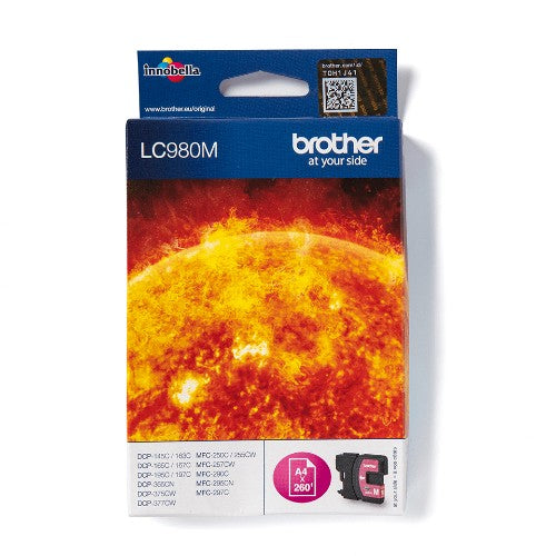 Brother LC-980M Ink cartridge magenta, 260 pages ISO/IEC 24711 5,5ml for Brother DCP 145 C