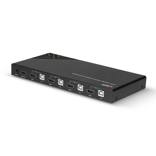 Lindy KVM Switch HDMI 18G, USB 2.0 & Audio, 4 Port