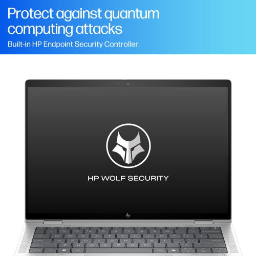 HP EliteBook X Flip G1i Next Gen AI PC Wolf Pro Security Edition Copilot+ PC Intel Core Ultra 5 226V Hybrid (2-in-1) 35.6 cm (14") Touchscreen WUXGA 16 GB LPDDR5x-SDRAM 512 GB SSD Wi-Fi 7 (802.11be) Windows 11 Pro Silver