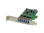 StarTech.com 7-Port PCI Express USB 3.0 Card - 5Gbps - Standard and Low-Profile Design - TAA