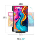 BenQ PV3200U computer monitor 80 cm (31.5") 3840 x 2160 pixels 4K Ultra HD LCD Black