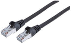 Intellinet Network Patch Cable, Cat6, 2m, Black, Copper, S/FTP, LSOH / LSZH, PVC, RJ45, Gold Plated Contacts, Snagless, Booted, Lifetime Warranty
