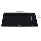 V7 MP04BLK XL Antimicrobial Desk Mat Mouse pad 90 x 42 x 3 cm (35.43 x 16.54 x 0.12 in)