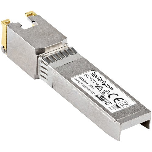 StarTech.com Cisco GLC-T Compatible SFP Module - 1000BASE-T - SFP to RJ45 Cat6/Cat5e - 1GE Gigabit Ethernet SFP - RJ-45 100m - Cisco Firepower, ASR920, IE2000 - TAA