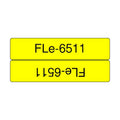 Brother FLE-6511 DirectLabel Label yellow 45mm x 21mm Pack=72
