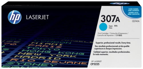 HP CE741A/307A Toner cartridge cyan, 7.3K pages ISO/IEC 19798 for HP CLJ CP 5220
