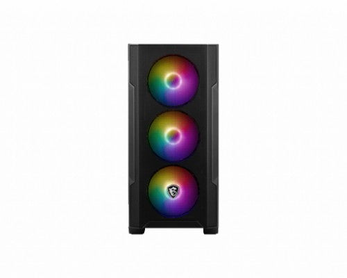MSI MAG Forge M100R Micro Tower Black, Transparent
