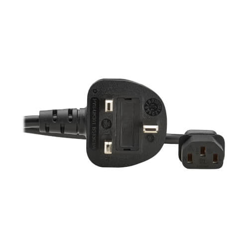 Eaton P056-01M-UK power cable Black 1 m BS 1363 IEC C13