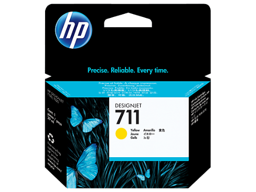 HP CZ132A/711 Ink cartridge yellow 29ml for HP DesignJet T 520