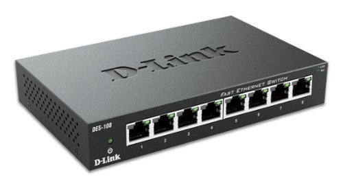 D-Link 8-Port Fast Ethernet Unmanaged Desktop Switch